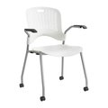 Safco Safco 4183WH Sassy White Stack Chair - 34.25 x 25.5 x 22.75 in. - Pack of 2 4183WH